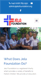 Mobile Screenshot of jelafoundation.org